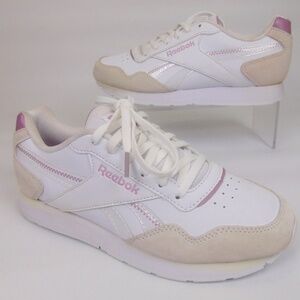 NEW! Reebok Royal Glide Running Shoes Women's Sneakers Size 7.5 M, White Leather